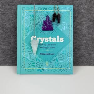 Crystals Emily Anderson Book Gemstone Chain and Earrings Healing Protection